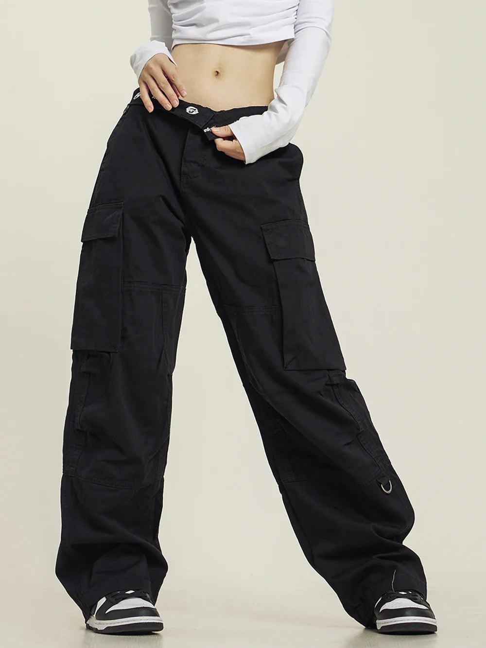 Y2k Baggy Turned-down Cargo Pants - tntwear1