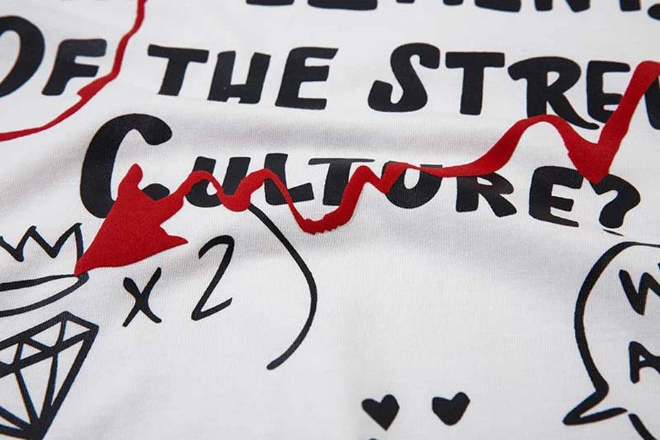 Streat Culture Elements Graphic T-shirt - tntwear1