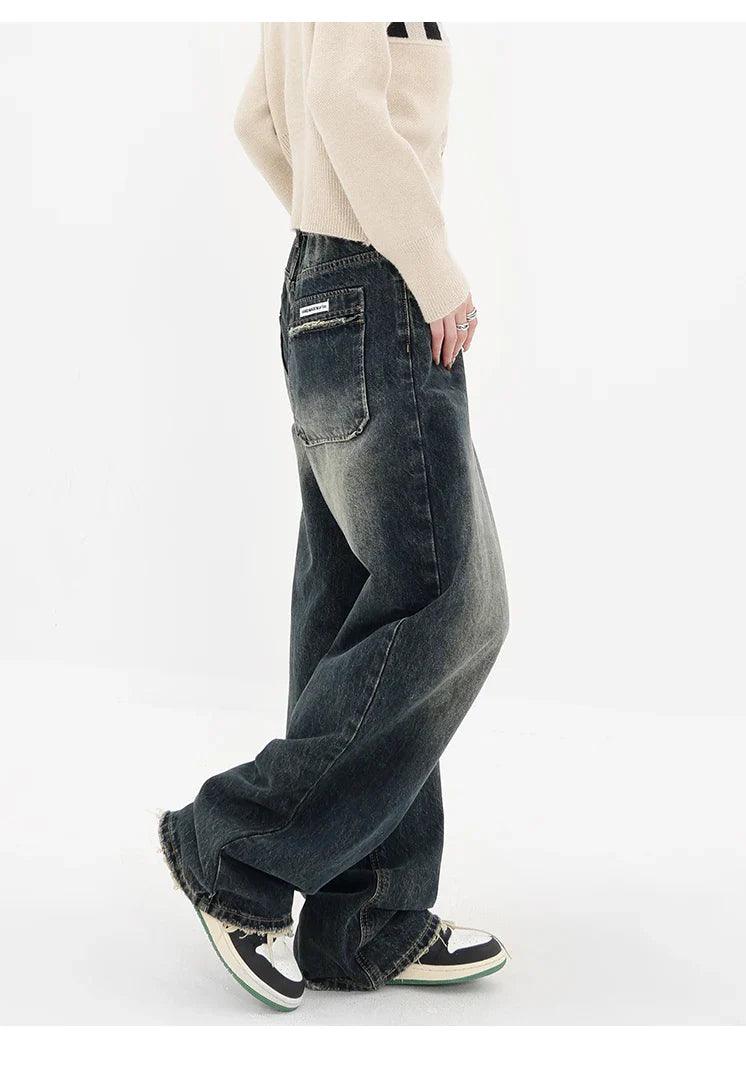 Stone Wide-Leg Women's Jeans - tntwear1