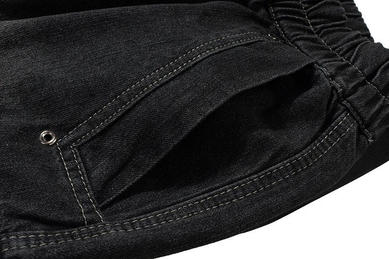 Zip-Up Loose Washed Pocket Jorts - tntwear1