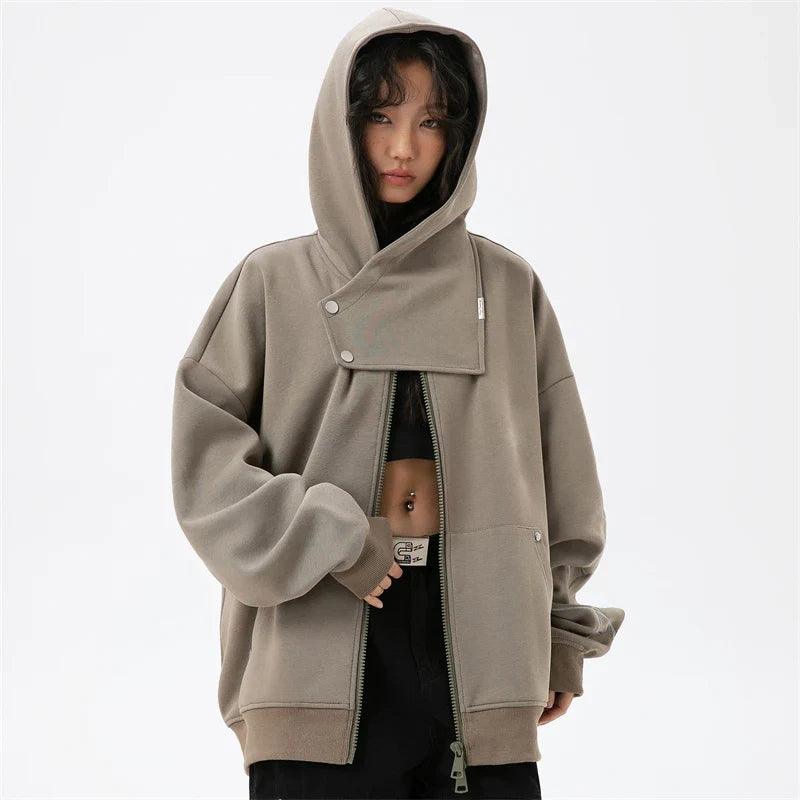 Women's Cozy Fortress Zip-Up Hoodie - tntwear1