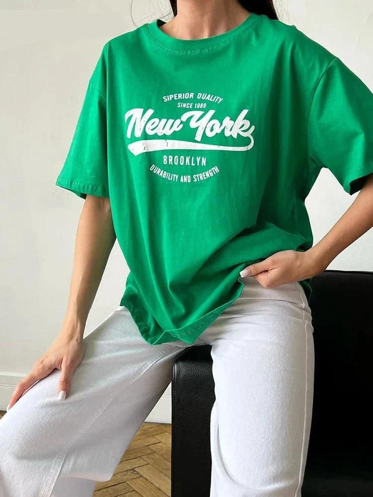 Vibrant New York Graphic T-shirt - tntwear1