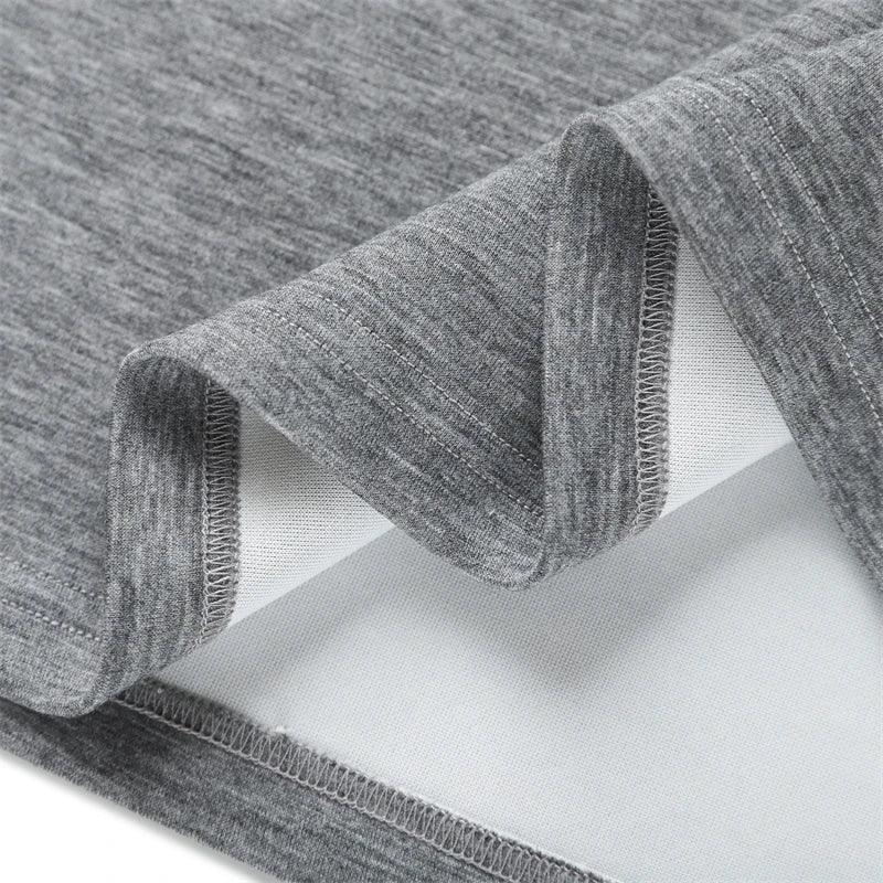 Summer Grey Half-Zip T-shirt - tntwear1