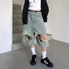 Y2K Ripped Baggy Jorts - tntwear1