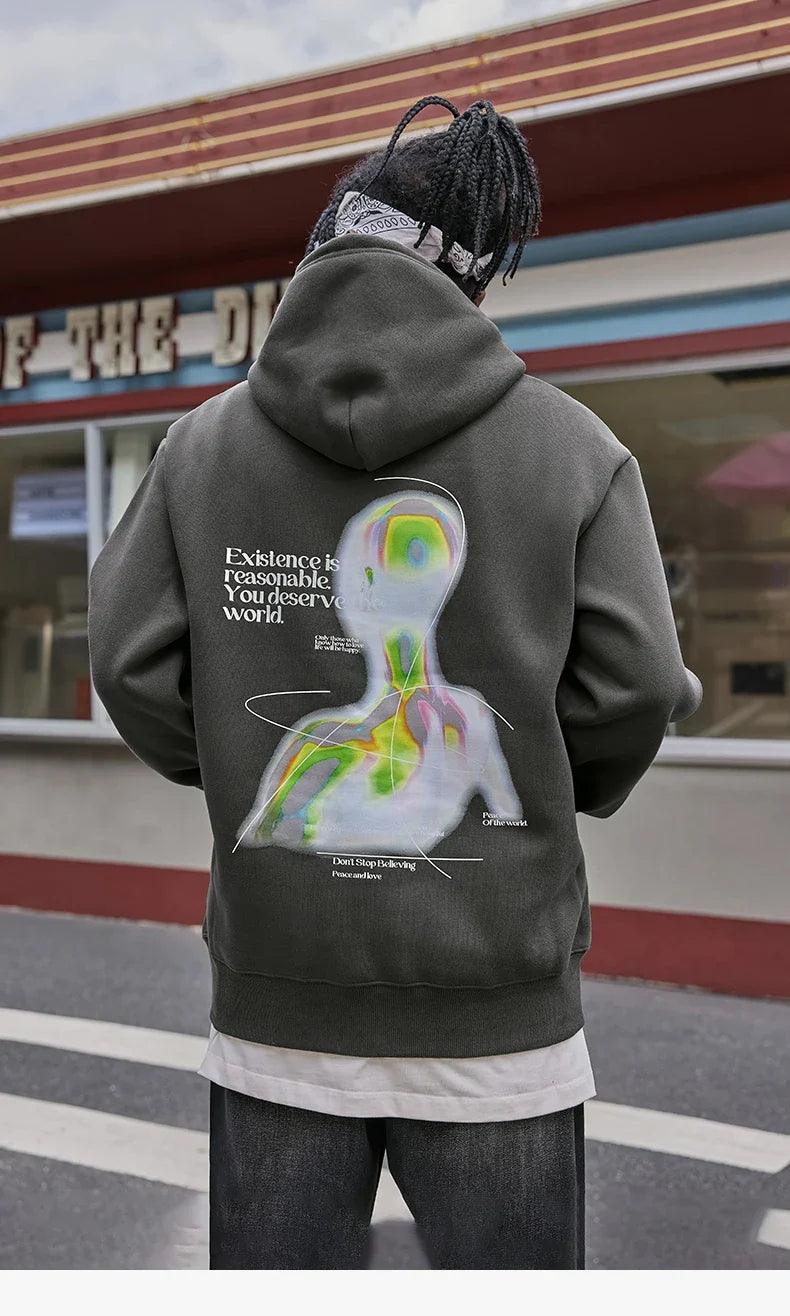 Alien Chill Graphic Hoodie - tntwear1