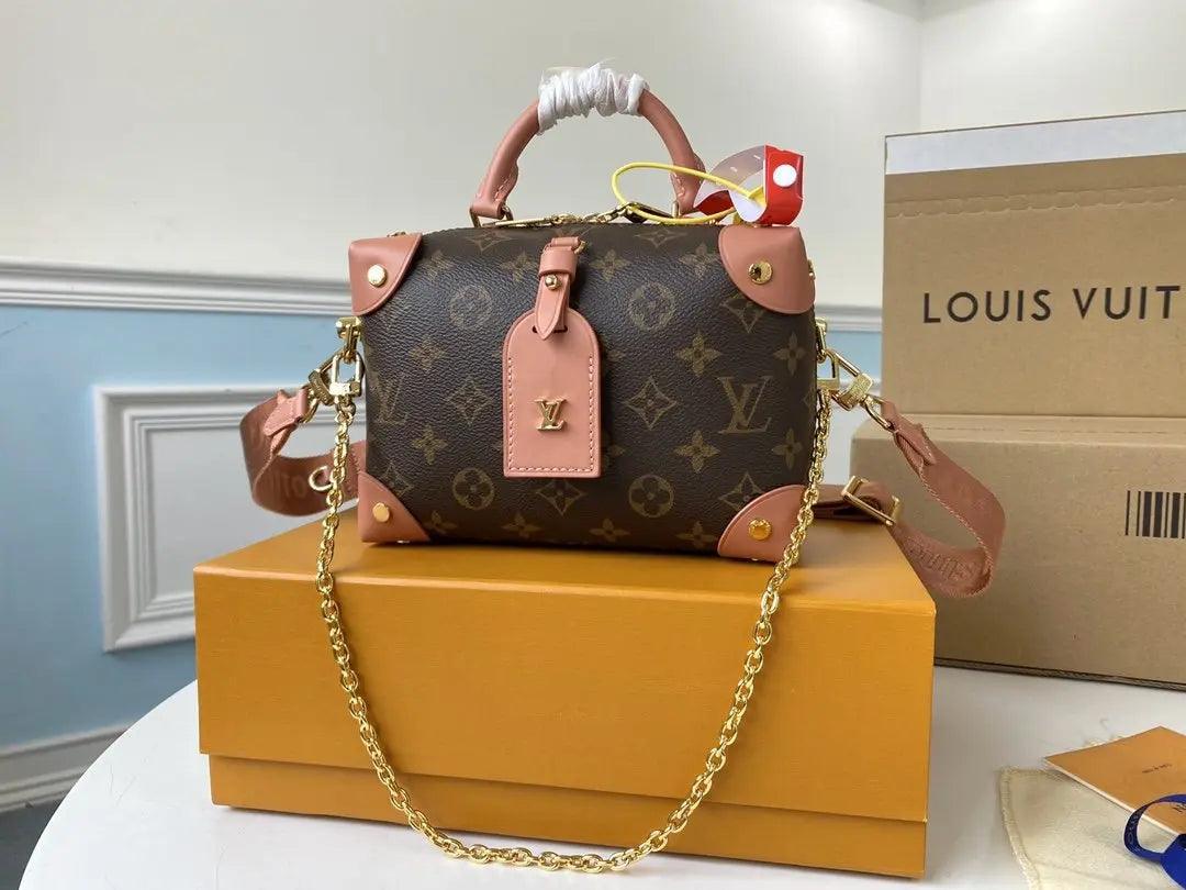 SO - New Fashion Women's Bags LV Monogram Petite Malle Souple A0104 - tntwear1