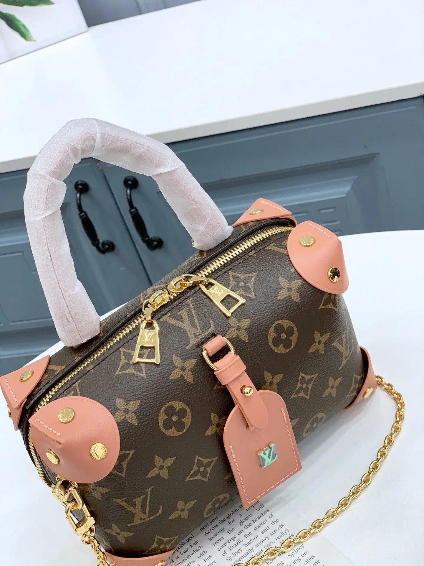 SO - New Fashion Women's Bags LV Monogram Petite Malle Souple A0104 - tntwear1