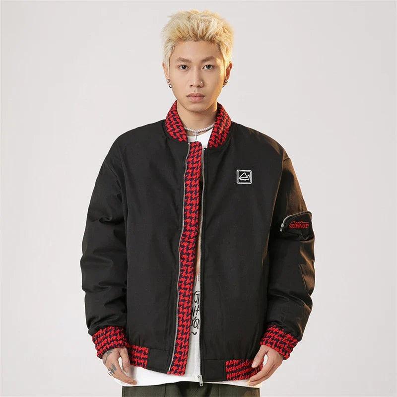 Urban Chic Bomber Varsity Jacket - tntwear1