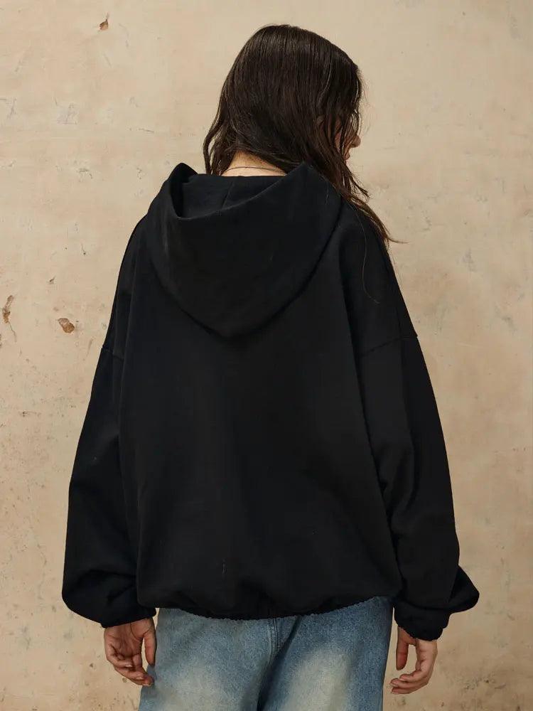 Loose Star Embroidery Hoodie - tntwear1