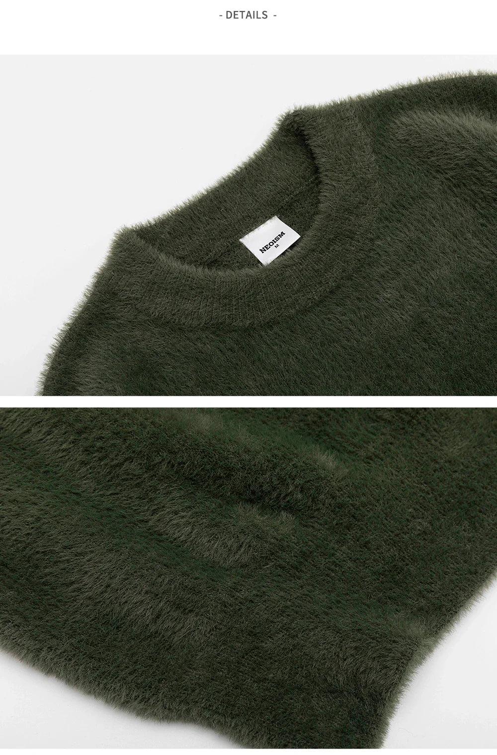 Fuzzy Cozy Knitted Sweater - tntwear1