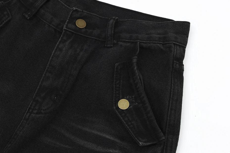 Vintage Multi-Pocket Jeans - tntwear1