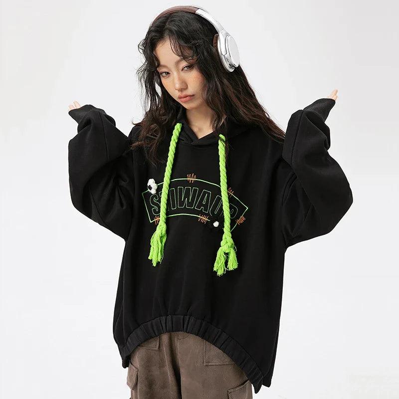 Electric Vibes Oversized Hoodie - tntwear1