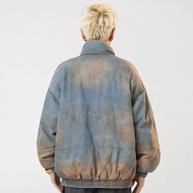 Vintage Washed Dye Denim Jacket - tntwear1