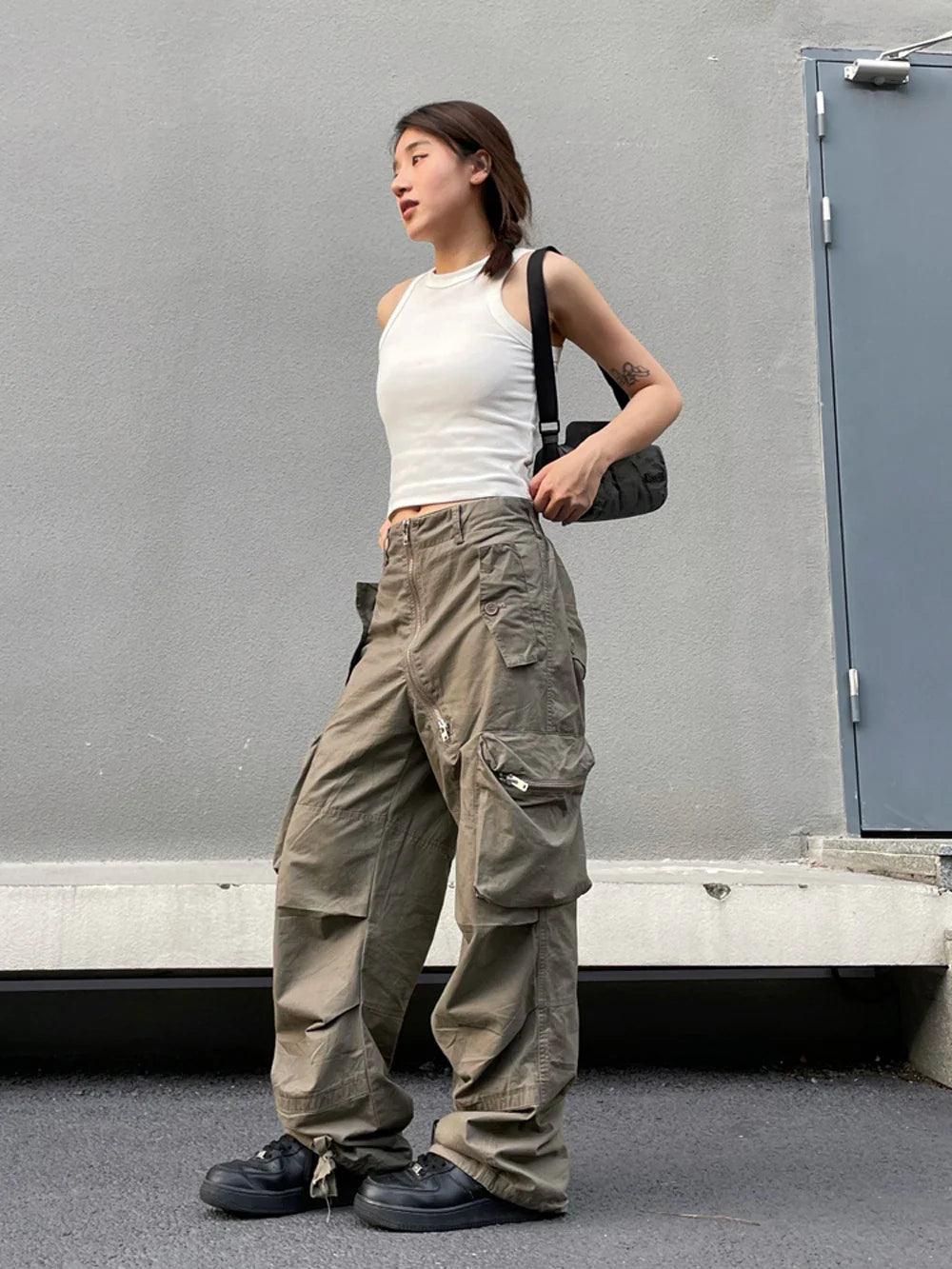 Y2k Women's Cargo Pants - tntwear1