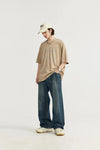 Washed Vintage Loose Jeans - tntwear1