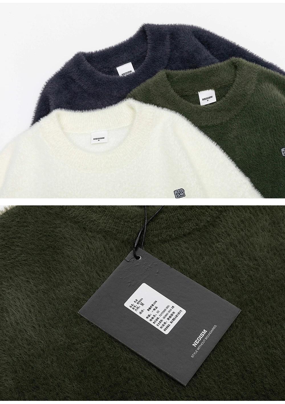 Fuzzy Cozy Knitted Sweater - tntwear1