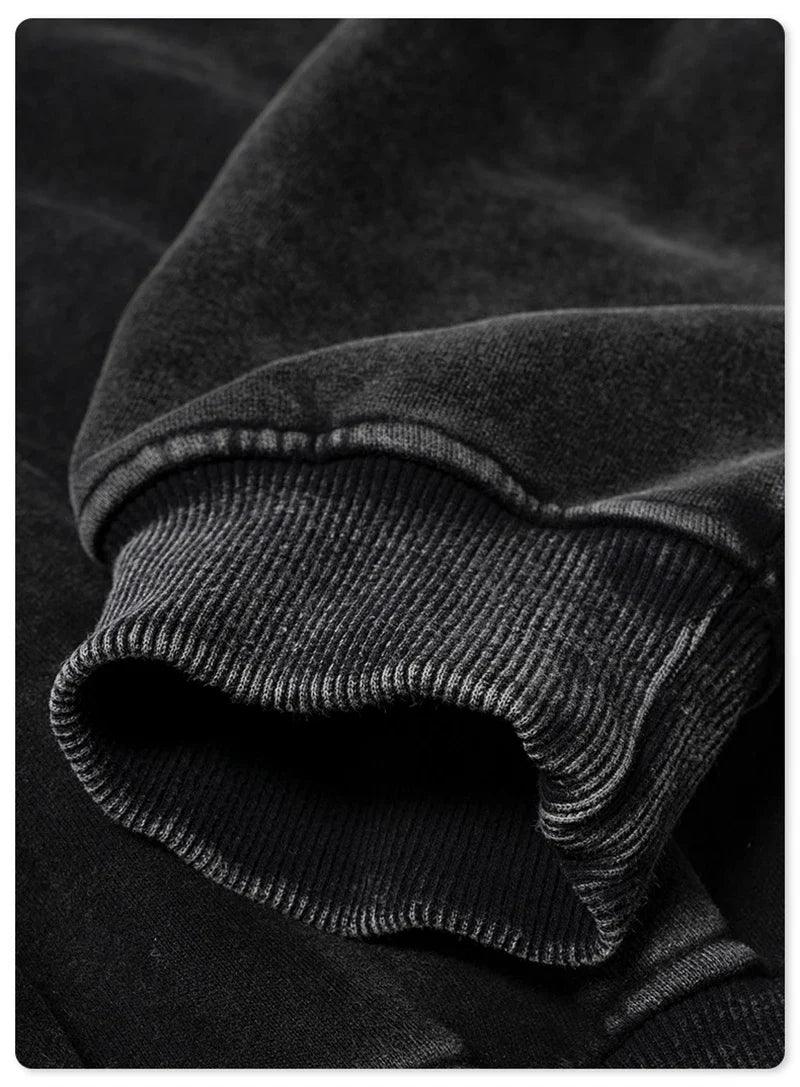 Women's Washed Black Hoodie - tntwear1