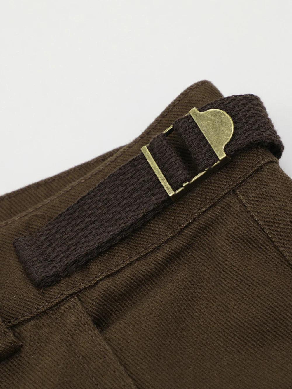 Y2k Baggy Straight Leg Cargo Pants - tntwear1