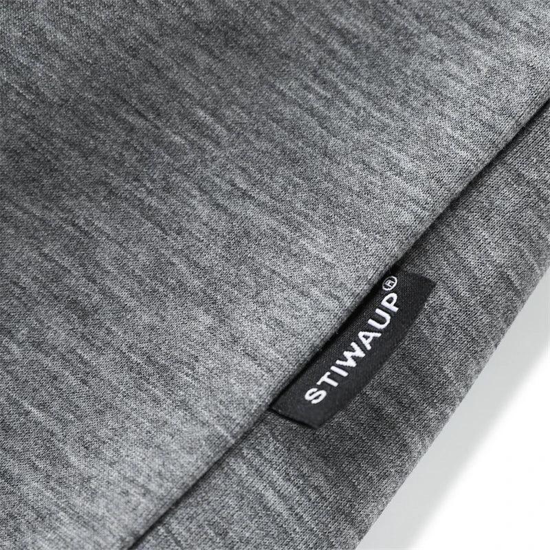 Summer Grey Half-Zip T-shirt - tntwear1