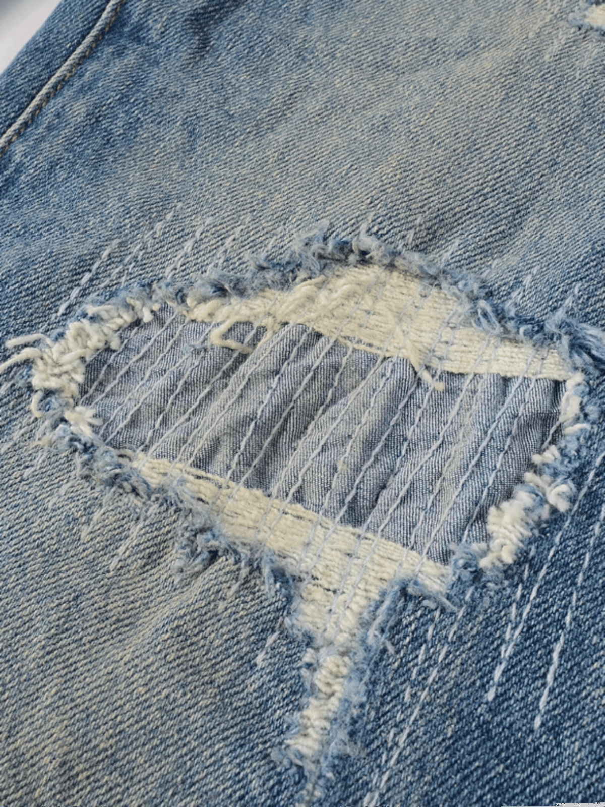Light Patch Classic Jeans