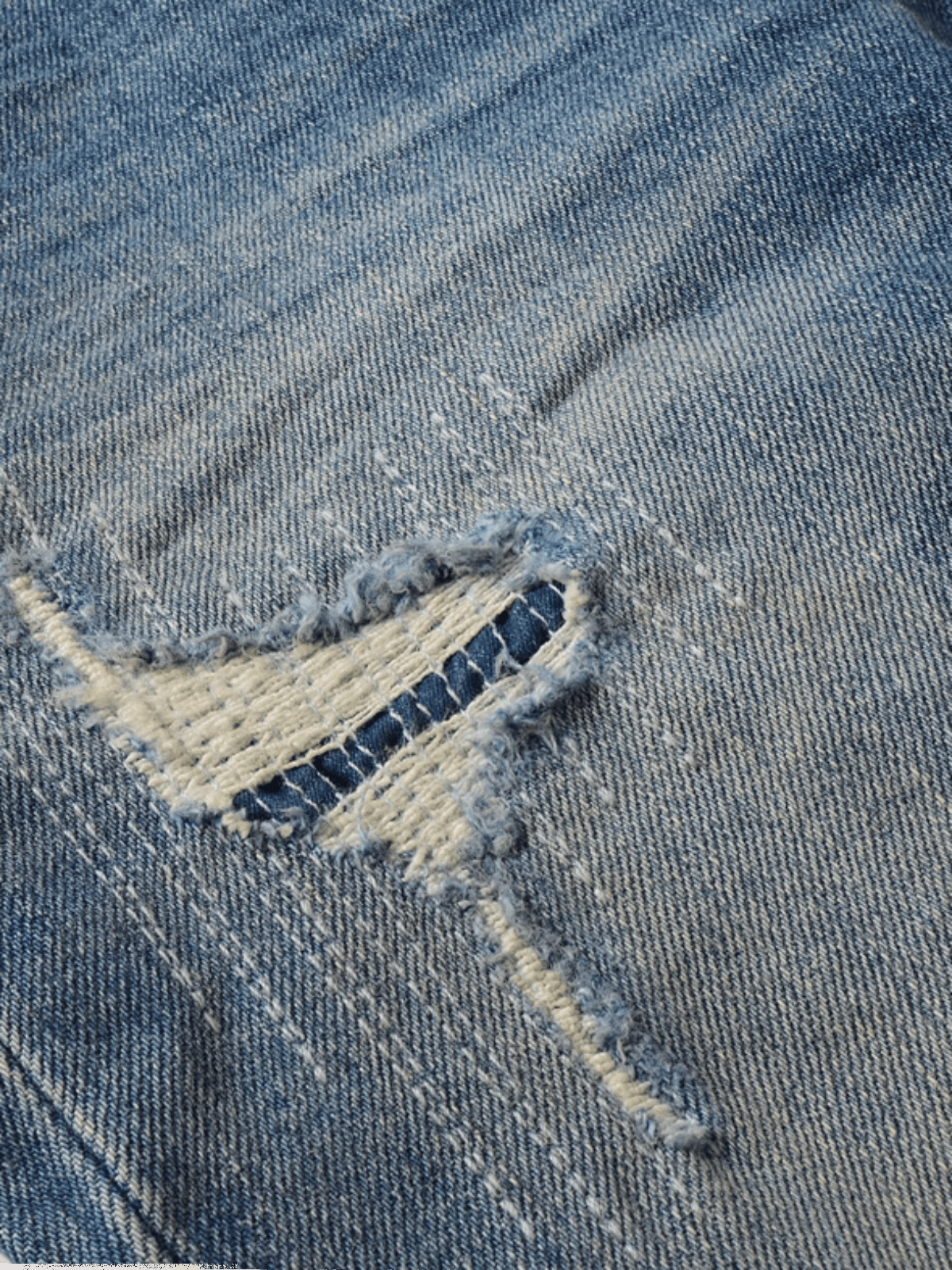 Light Patch Classic Jeans