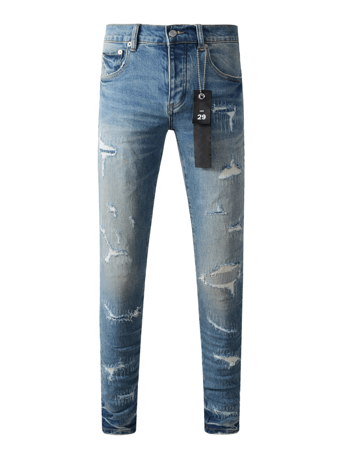 Light Patch Classic Jeans