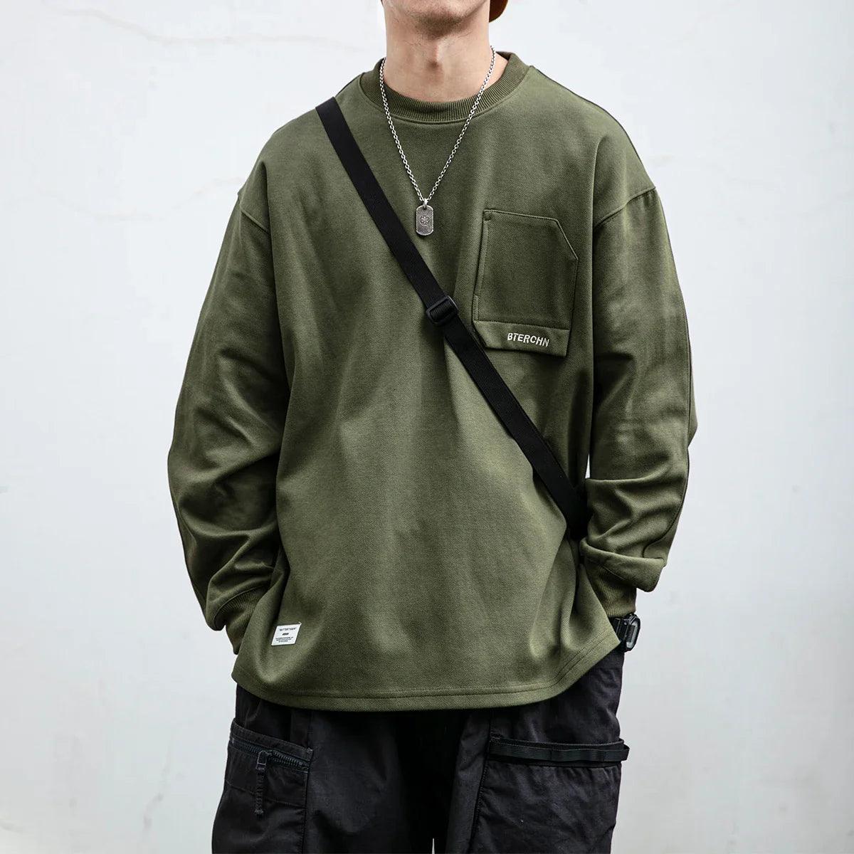 Rustic Earth Loose Sweatshirt - tntwear1