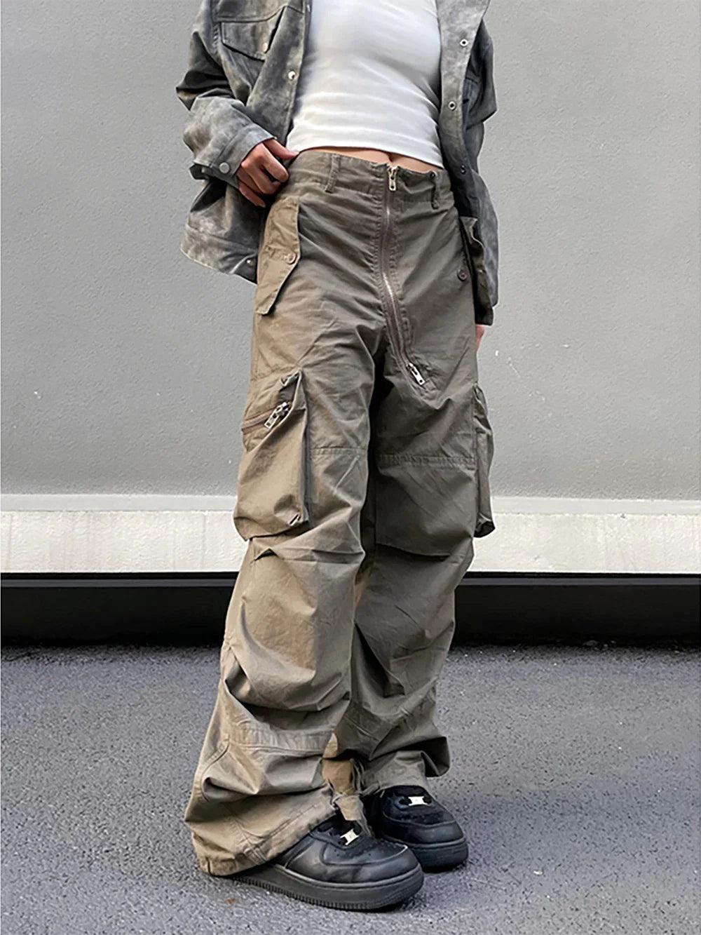 Y2k Women's Cargo Pants - tntwear1