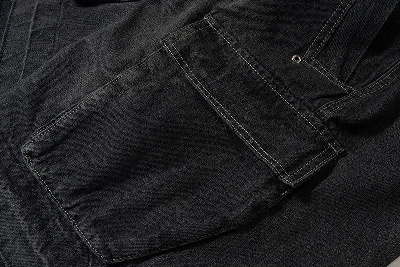 Zip-Up Loose Washed Pocket Jorts - tntwear1