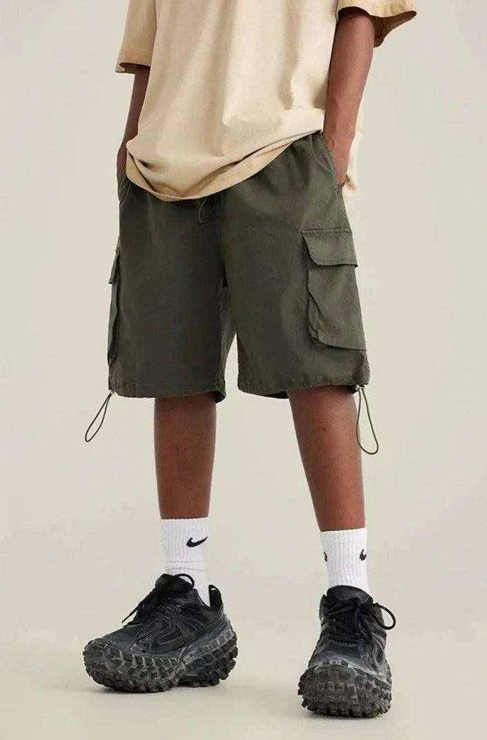 Vintage Washed Cargo Shorts - tntwear1