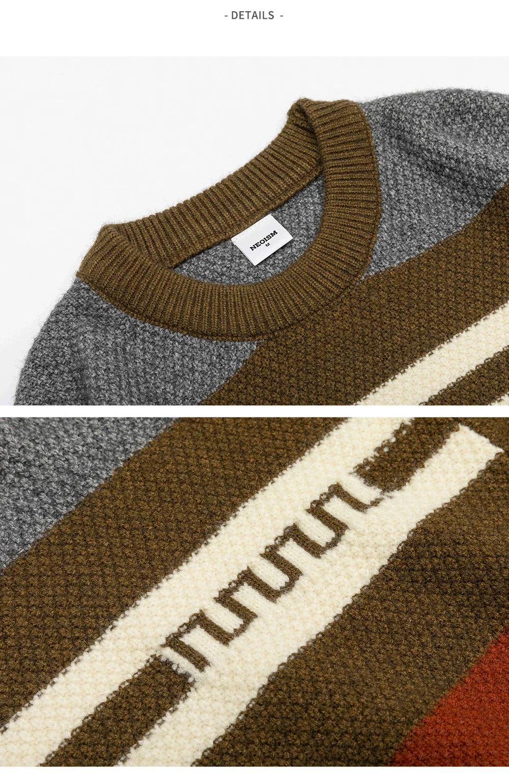 Retro Multi-Stripe Sweater - tntwear1