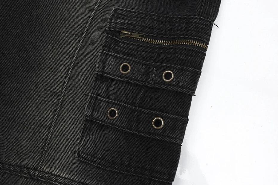 Vintage Multi-Pocket Jeans - tntwear1