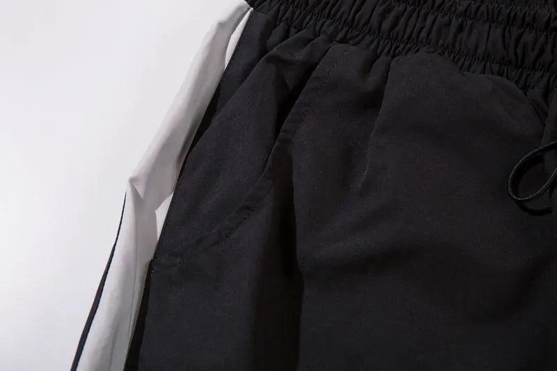 Y2K Patchwork Baggy Pants - tntwear1