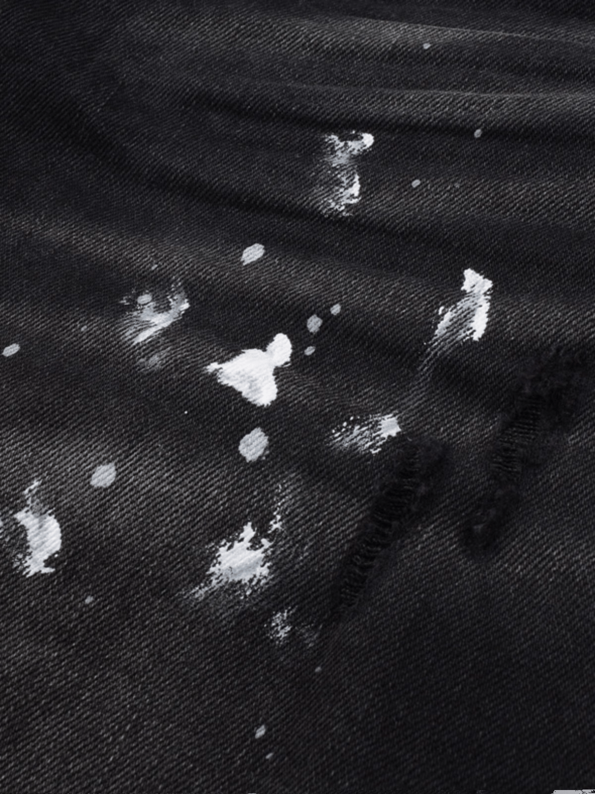 Smoke Gray Paint Jeans