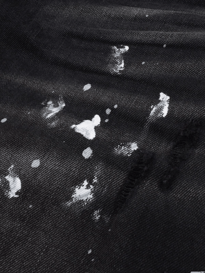 Smoke Gray Paint Jeans