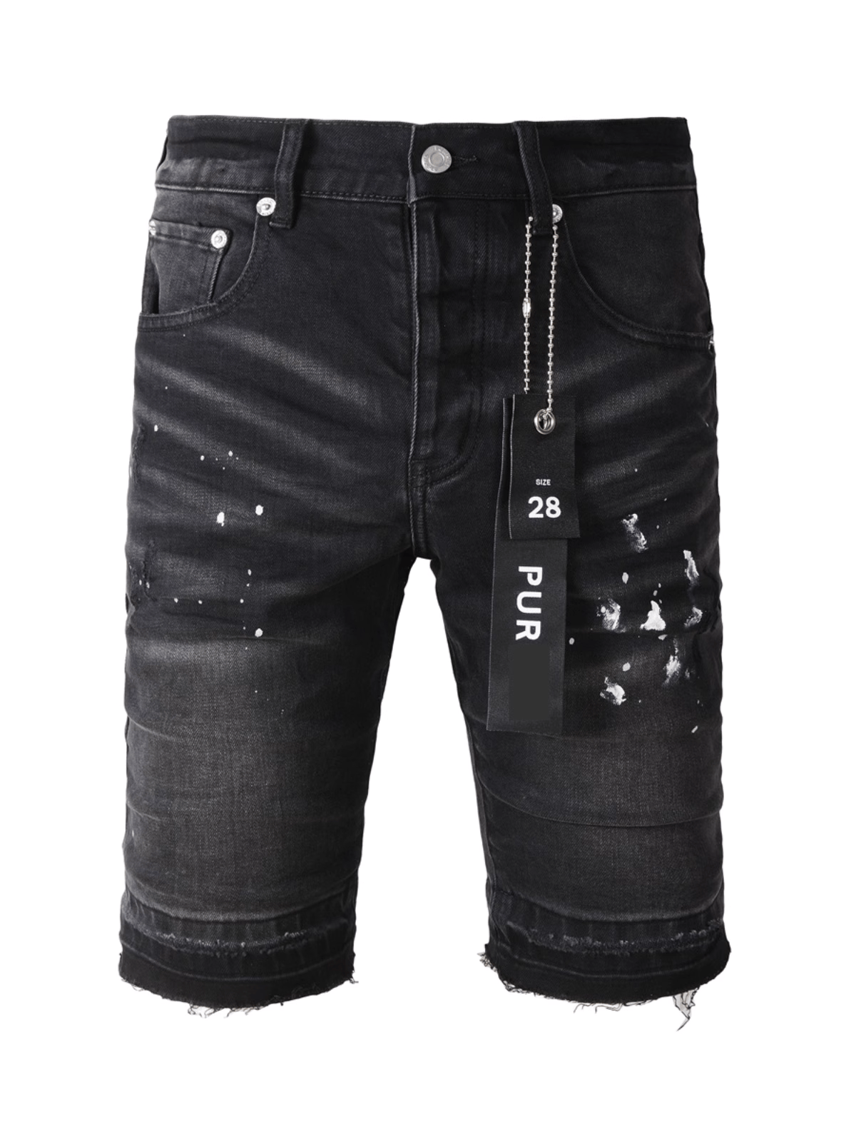 Smoke Gray Paint Jeans