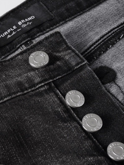 Smoky Gray Scratched Ripped Jeans