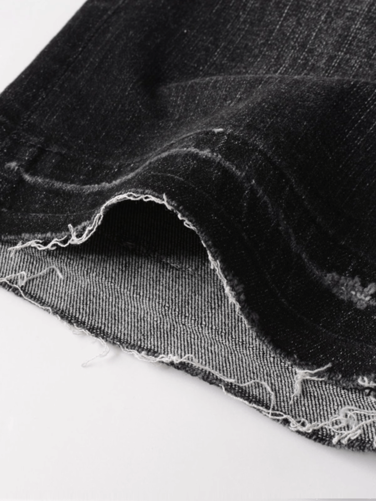 Smoky Gray Ripped Jeans