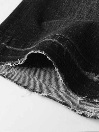 Smoky Gray Ripped Jeans