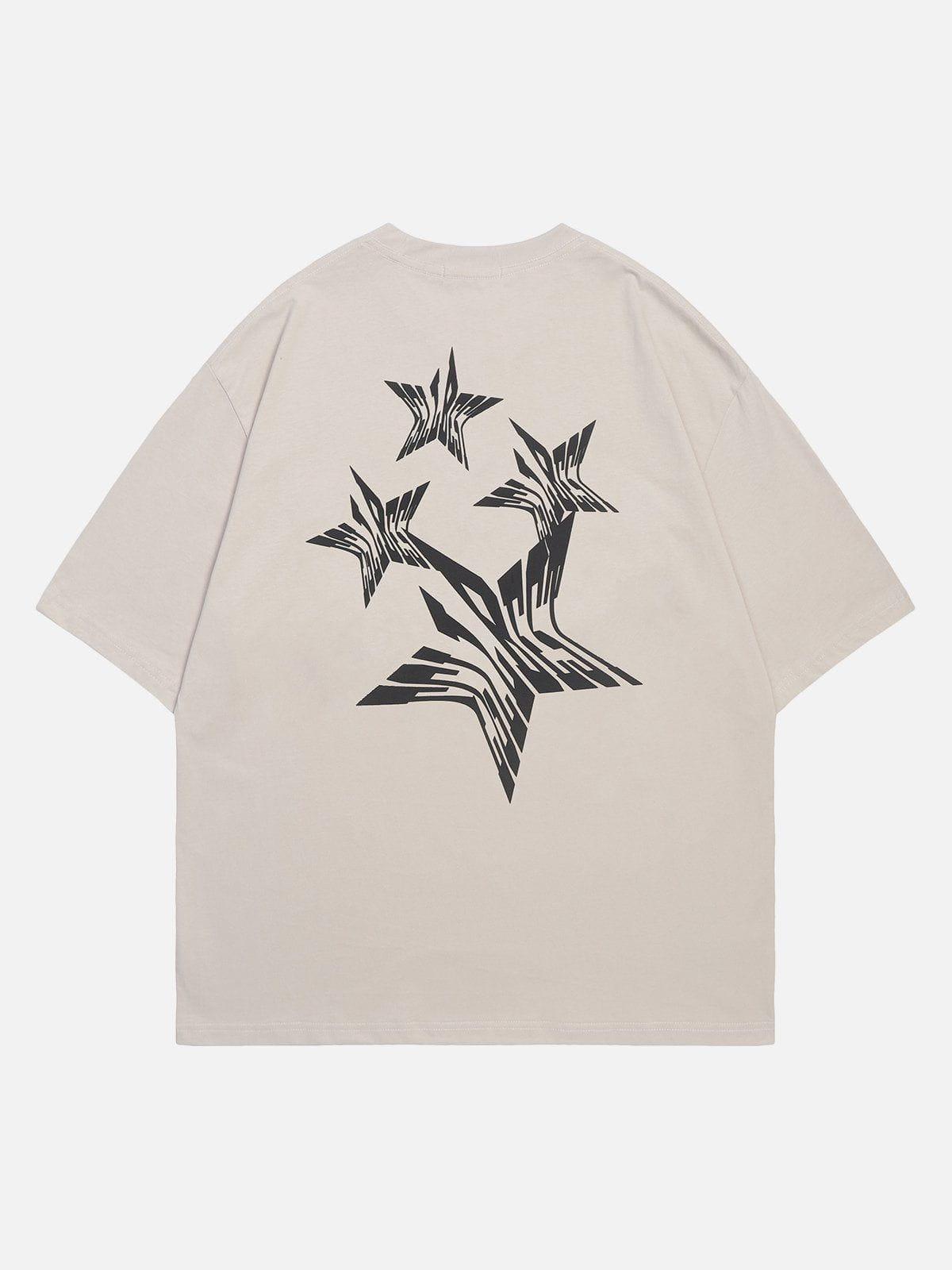 Sneakerland™ - 3D Dimensional Design Star Tee - tntwear1