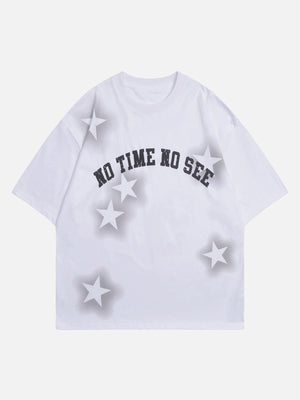 Sneakerland™ - 3D Dimensional Pattern Dip-dye Star Tee - tntwear1