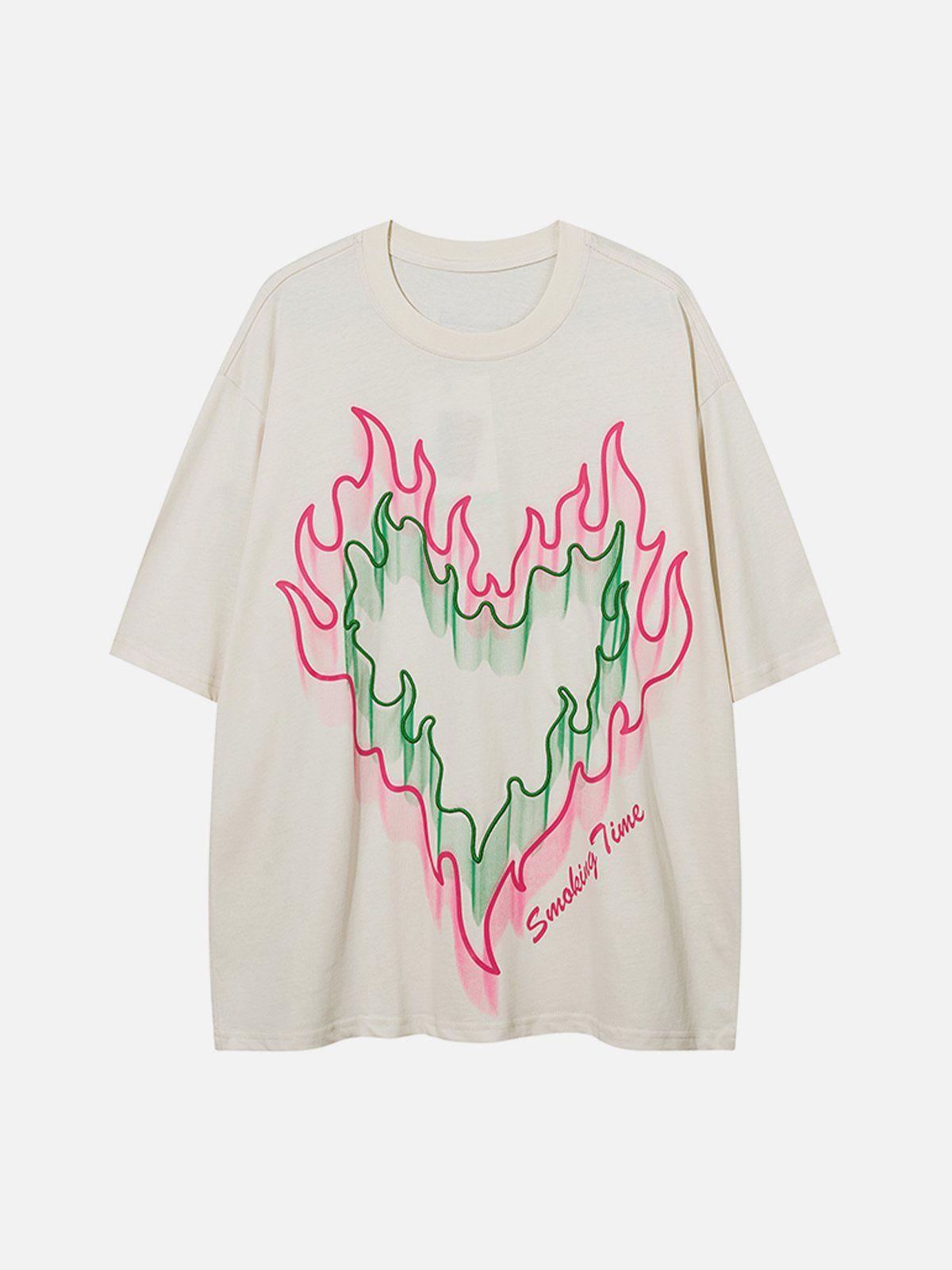 Sneakerland™ - 3D Flame Graphic Tee - tntwear1