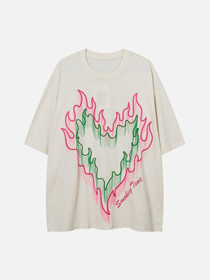 Sneakerland™ - 3D Flame Graphic Tee - tntwear1