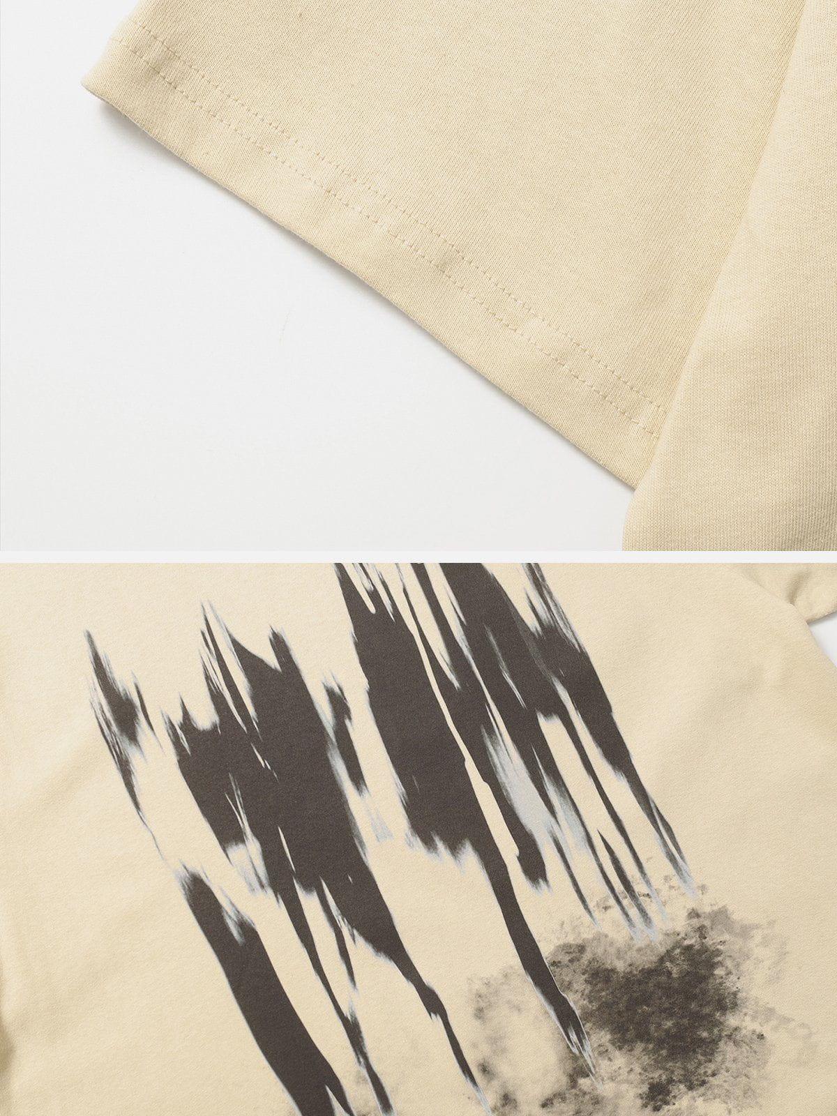 Sneakerland™ - Abstract Figure Print Tee - tntwear1