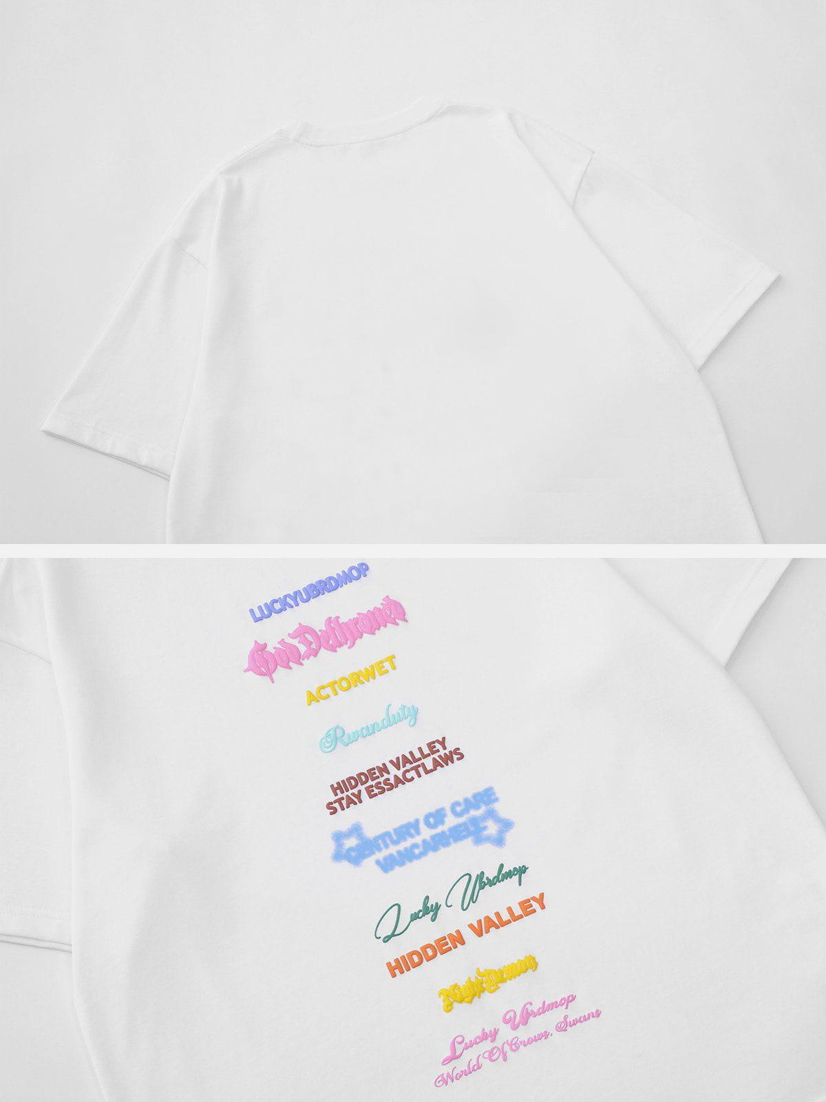 Sneakerland™ - Alphabet Print Tee - tntwear1