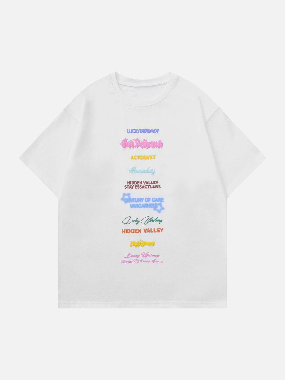 Sneakerland™ - Alphabet Print Tee - tntwear1