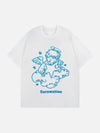 Sneakerland™ - Angel Embroidery Graphic Tee - tntwear1