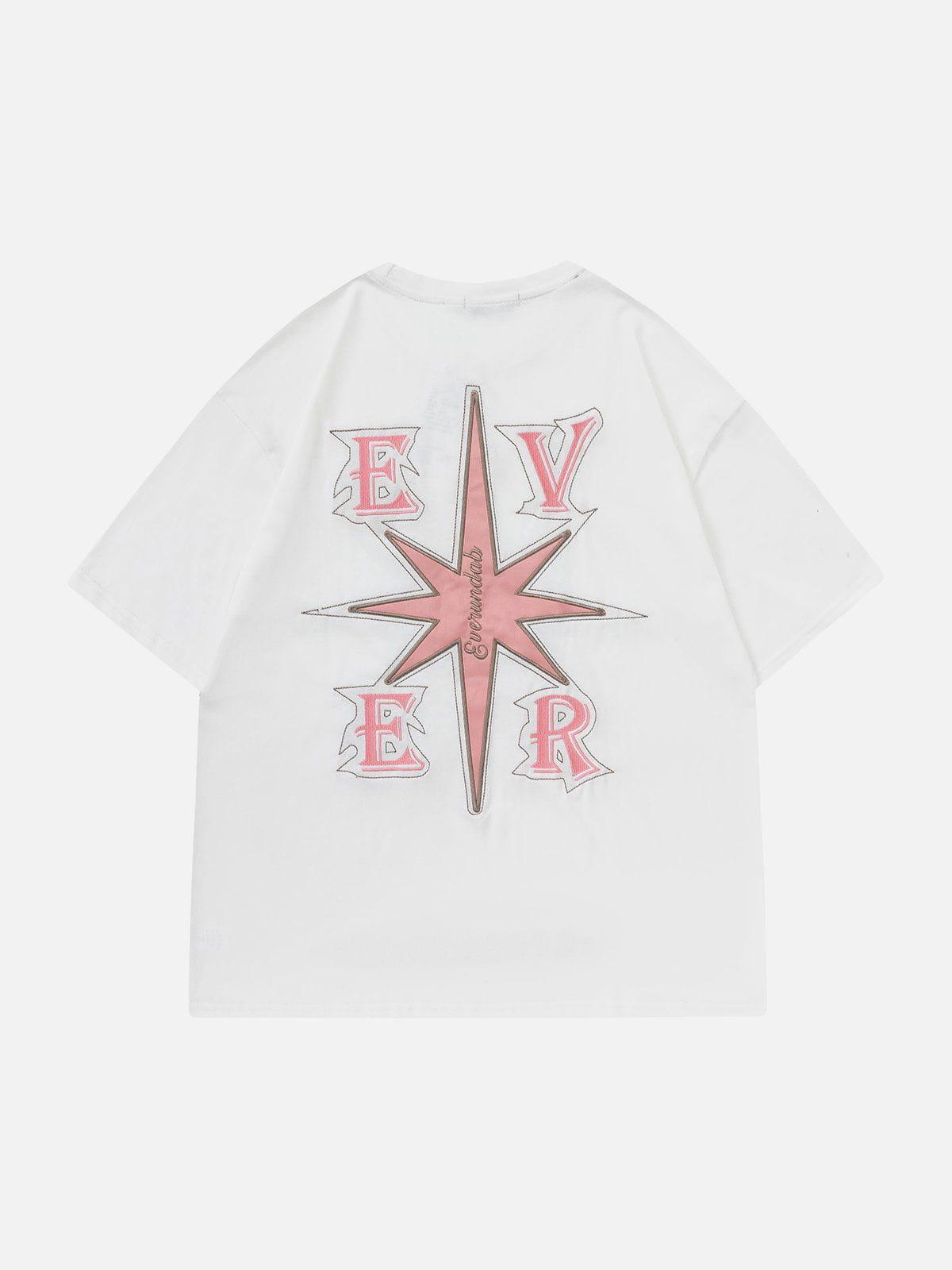 Sneakerland™ - Applique embroidery Star Tee - tntwear1