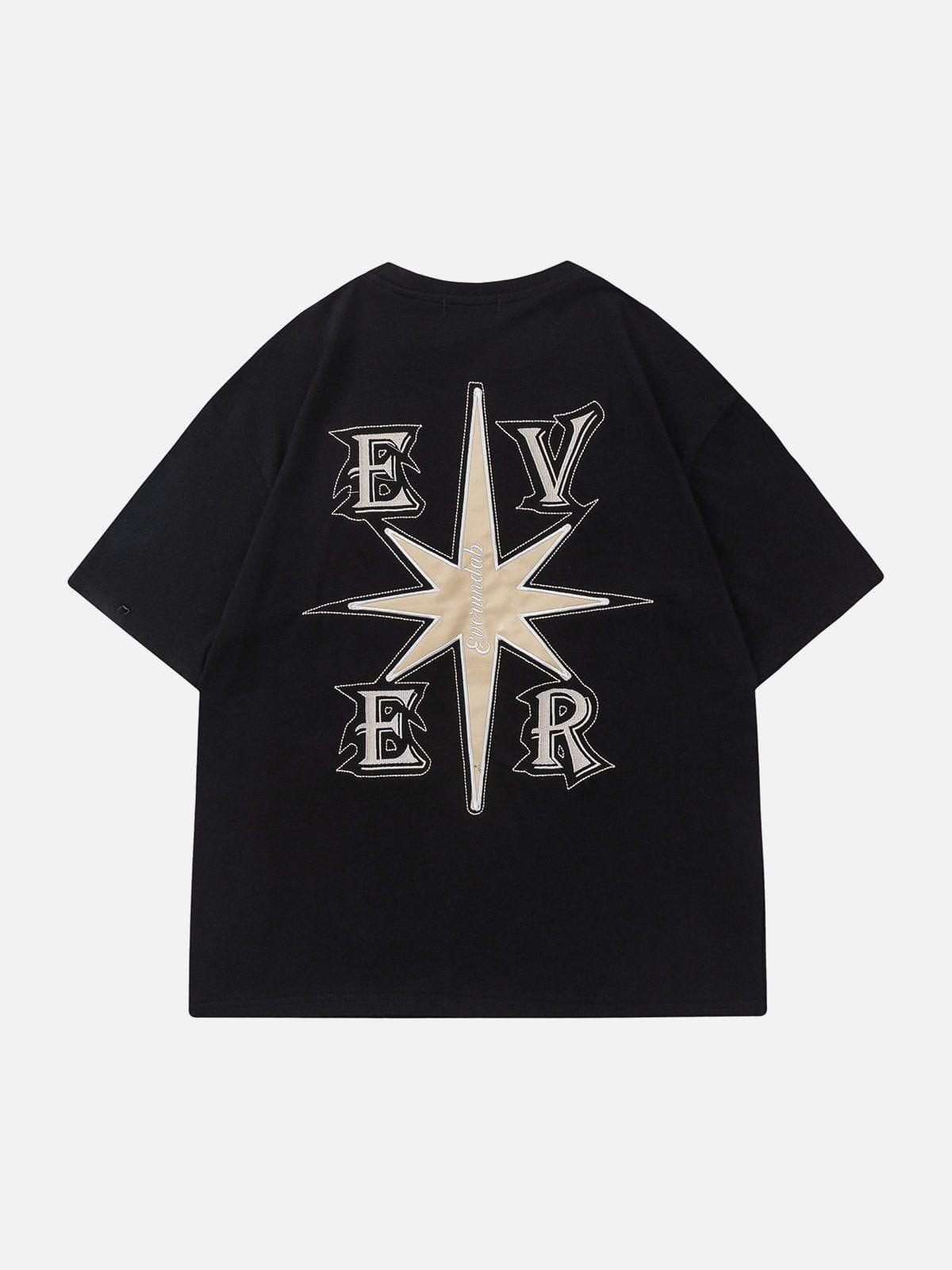 Sneakerland™ - Applique embroidery Star Tee - tntwear1