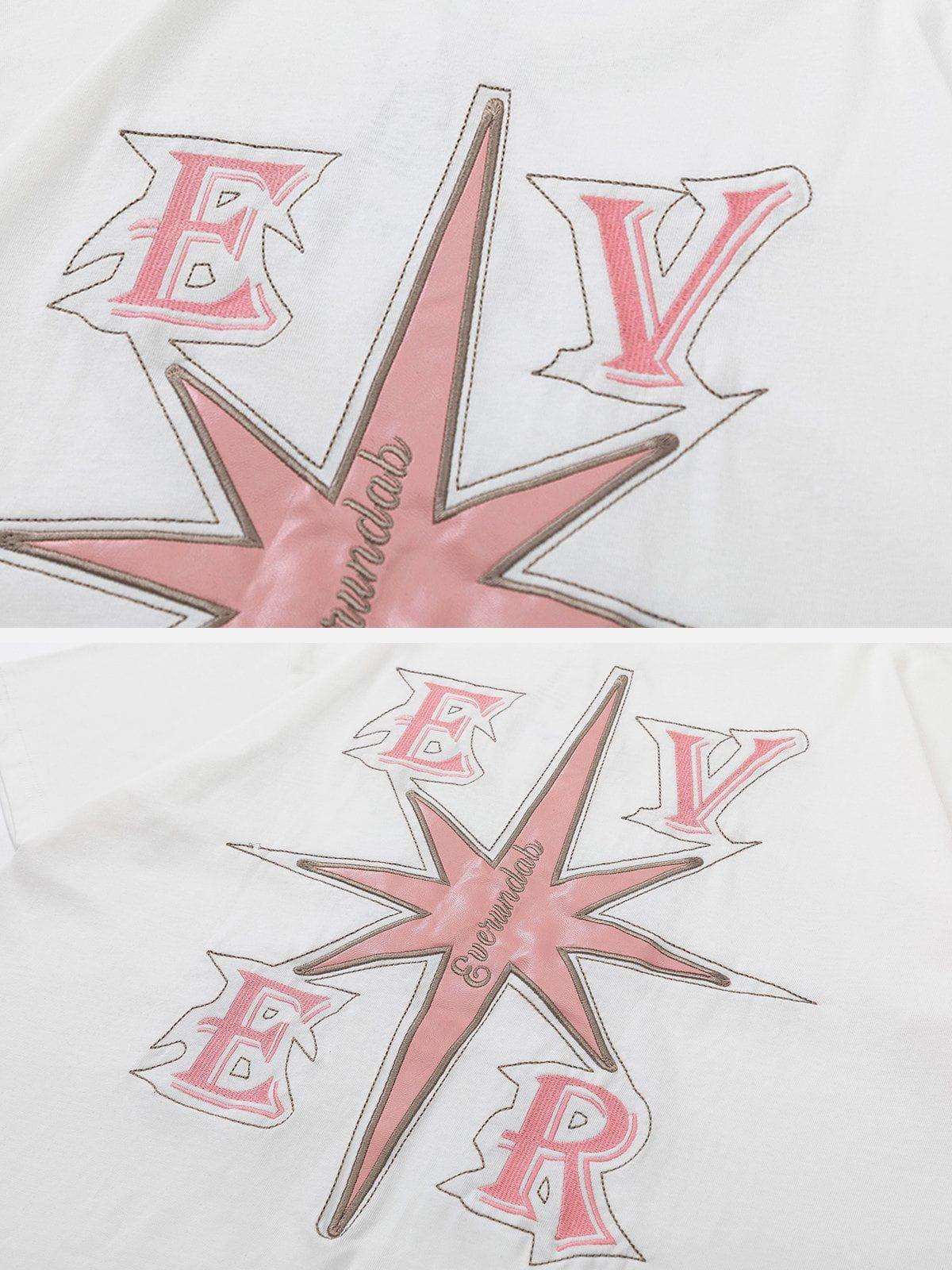 Sneakerland™ - Applique embroidery Star Tee - tntwear1